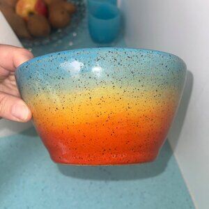 Mud Witch Aura Bowl Multicolor Handmade